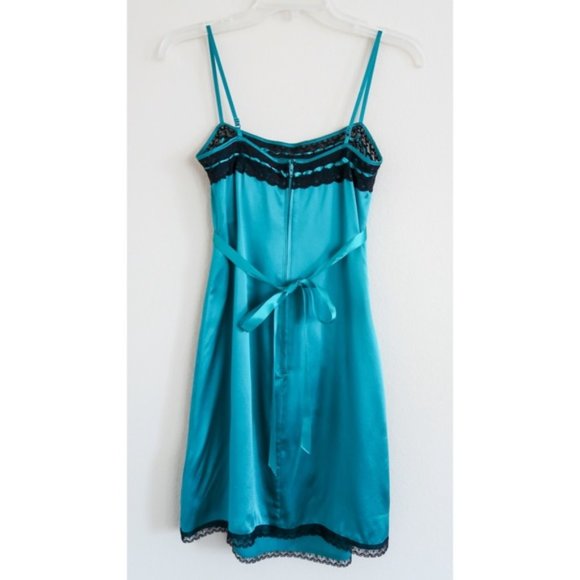 New vintage Betsey Johnson 90's Y2K 100% silk babydoll pin-up slip dress - Picture 6 of 8